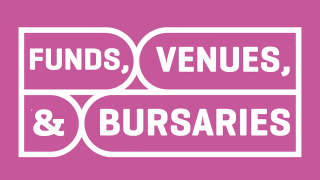 For Venues: Funding and Bursaries